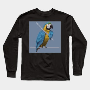 Musical Parrot Long Sleeve T-Shirt